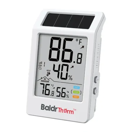 BALDRTHERM B0707 Solar-Powered Thermo-Hygrometer